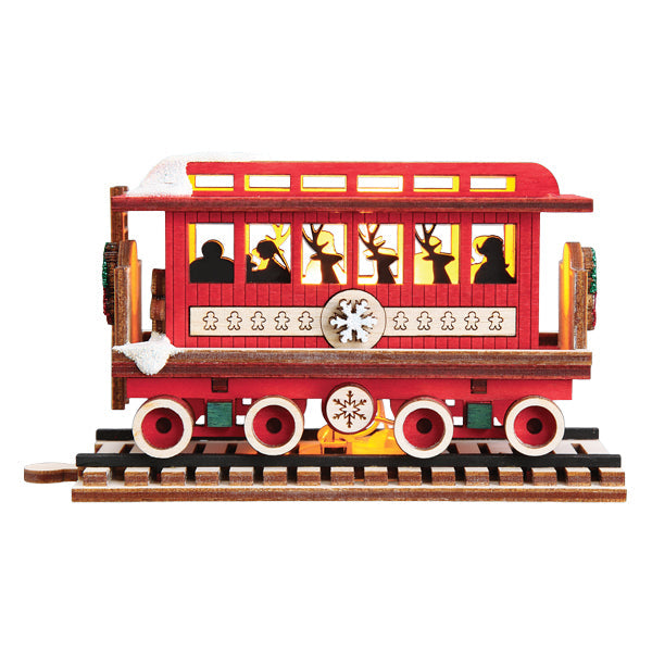 Passenger Car Elves Ornament Old World Christmas 80048