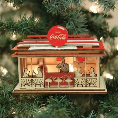 Cottage-Soda Shop CGC102 Old World Christmas Ornament 84001