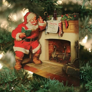 Coca-Cola Stockings Hung CCO107 Old World Christmas Ornament 84206
