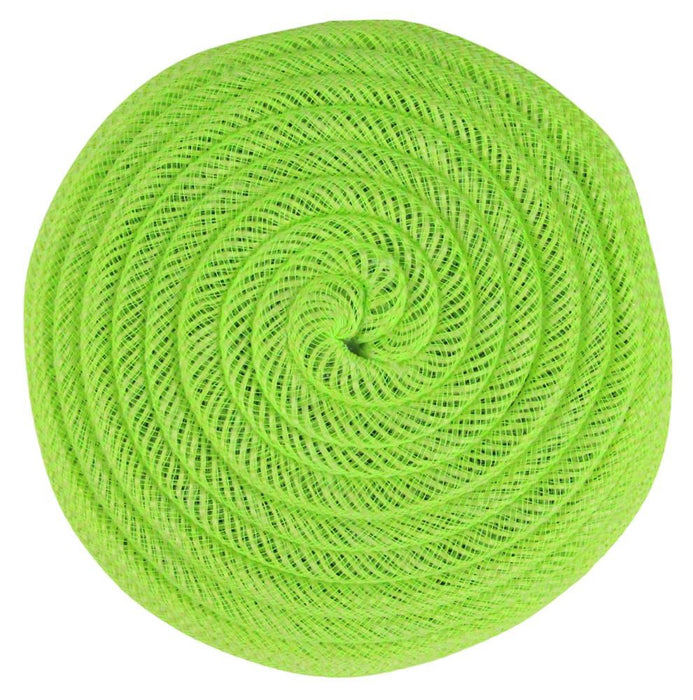 6.75"Dia Jute Flex Tubing Flower Center  Fresh Green  FJ5182N9