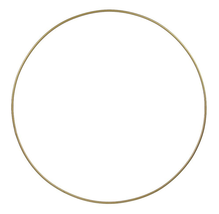 The 18Dia Wire Ring (5mm) in Metallic Gold (MD083508) forms a perfect circle against a plain white background.