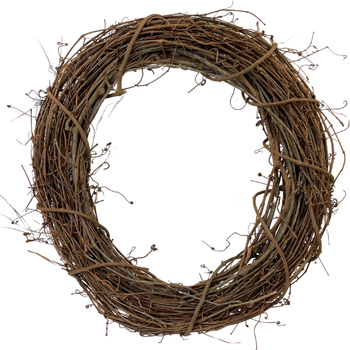 18" Natural Grapevine Wreath 7618-1