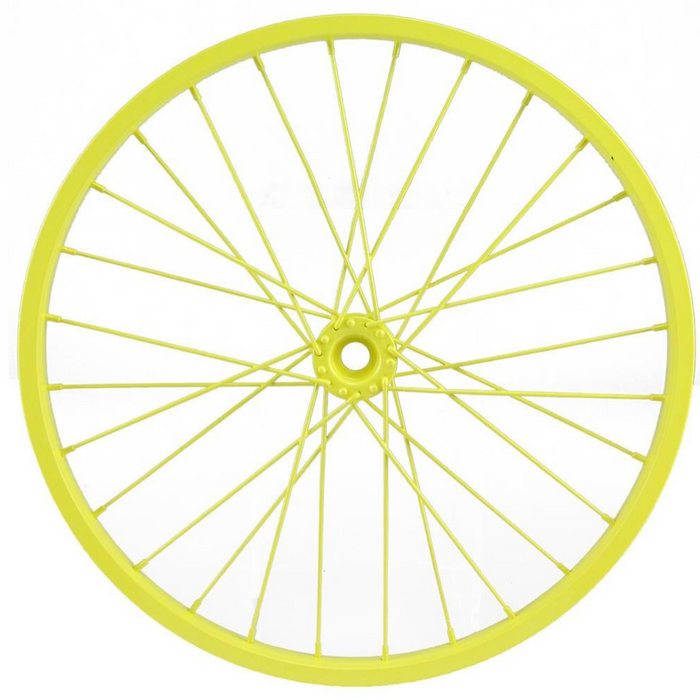 16.5" Yellow Bicycle Wheel MD050729
