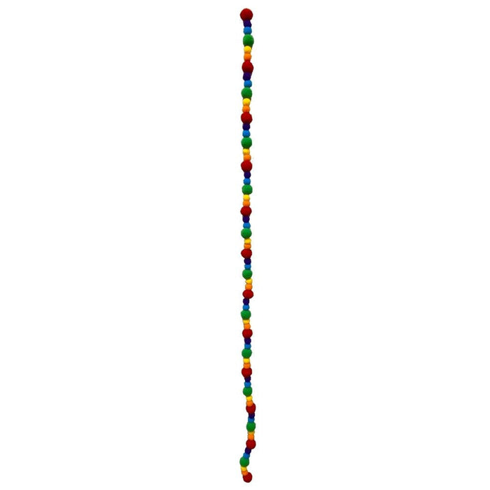 4' Rainbow Felt Ball Garland 63150RAINBOW