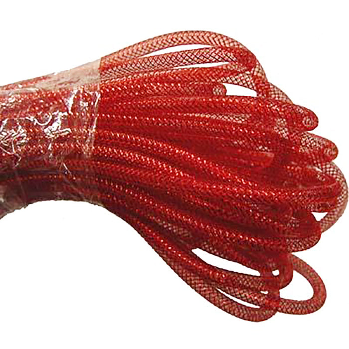 Red with Red Foil Deco Flex Tubing RE300436