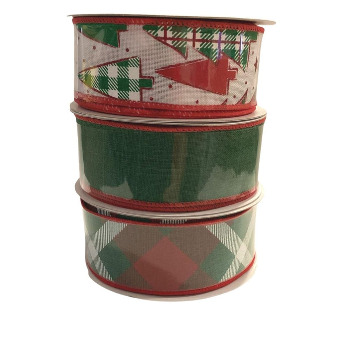 1.5"X10Yd Holly Jolly Asst 12 Asst RW7974
