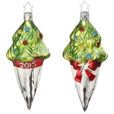 Tannenbaum Frost 2015 Annual Ornament Inge-Glas 1-001-15
