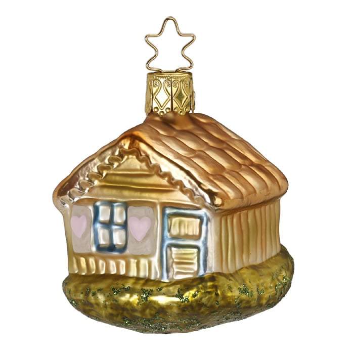 Happy Cottage Christmas Ornament Inge-Glas 1-015-16