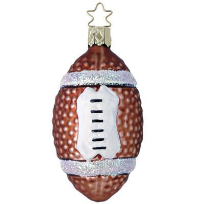 Fourth and Goal Football Christmas Ornament Inge-Glas of Germany 1-047-04