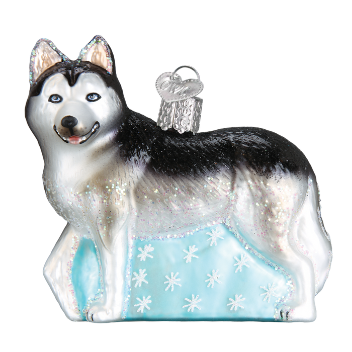 Siberian Husky Old World Christmas Ornament 12489