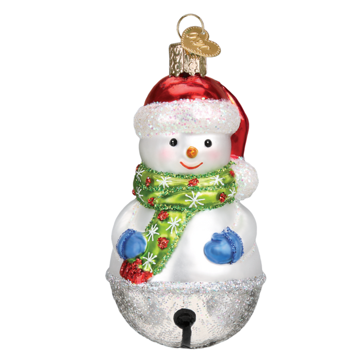 Jingle Bell Snowman 24186 Old World Christmas Ornament