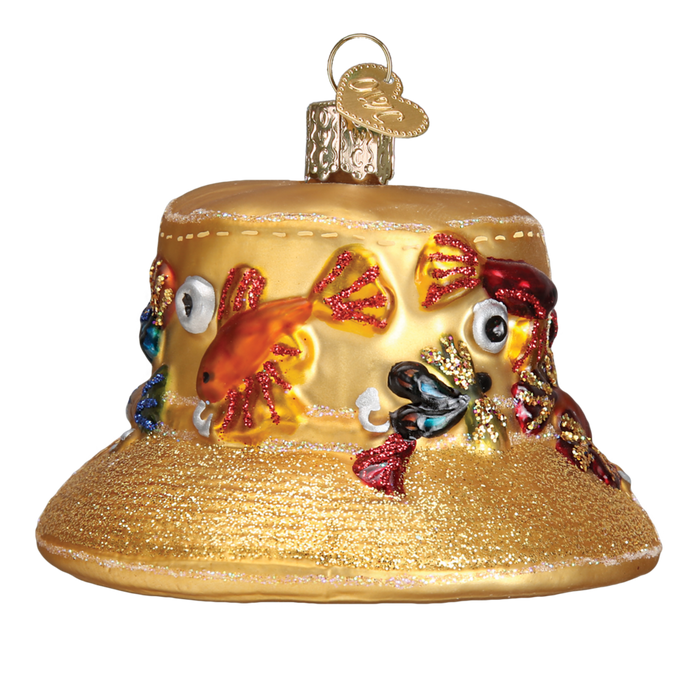 Fisherman's Hat 32250 Old World Christmas Ornament