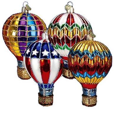 Hot Air Balloon 36056 Old World Christmas Ornament Assorted