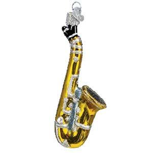 Saxophone Old World Christmas Ornament 38025