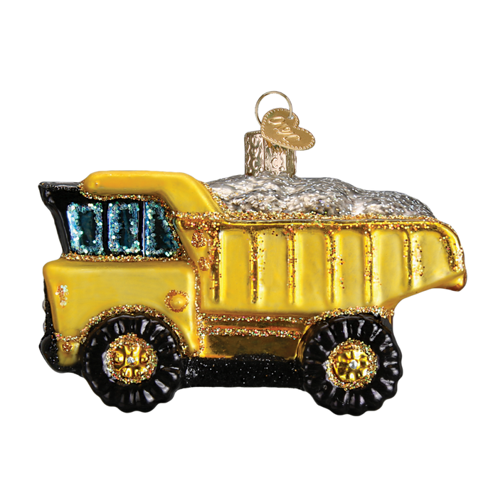 Toy Dump Truck 44085 Old World Christmas Ornament