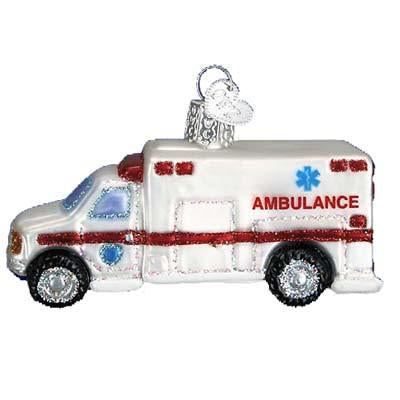 Ambulance Old World Christmas Ornament 46022