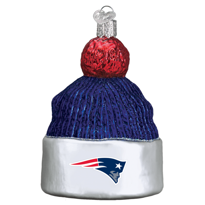 New England Patriots Beanie 72014 Old World Christmas Ornament