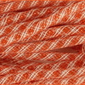Deco Poly Flex Tubing Orange White Stripe RE3025M1