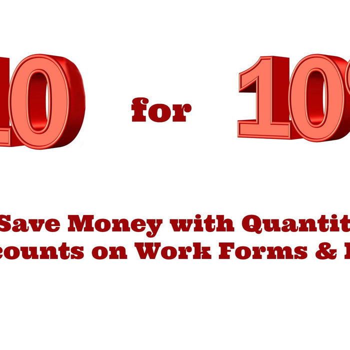 Now Available - Quantity Discounts on Mesh & Work Forms!