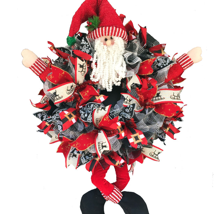 2016 Santa Wreath Tutorial