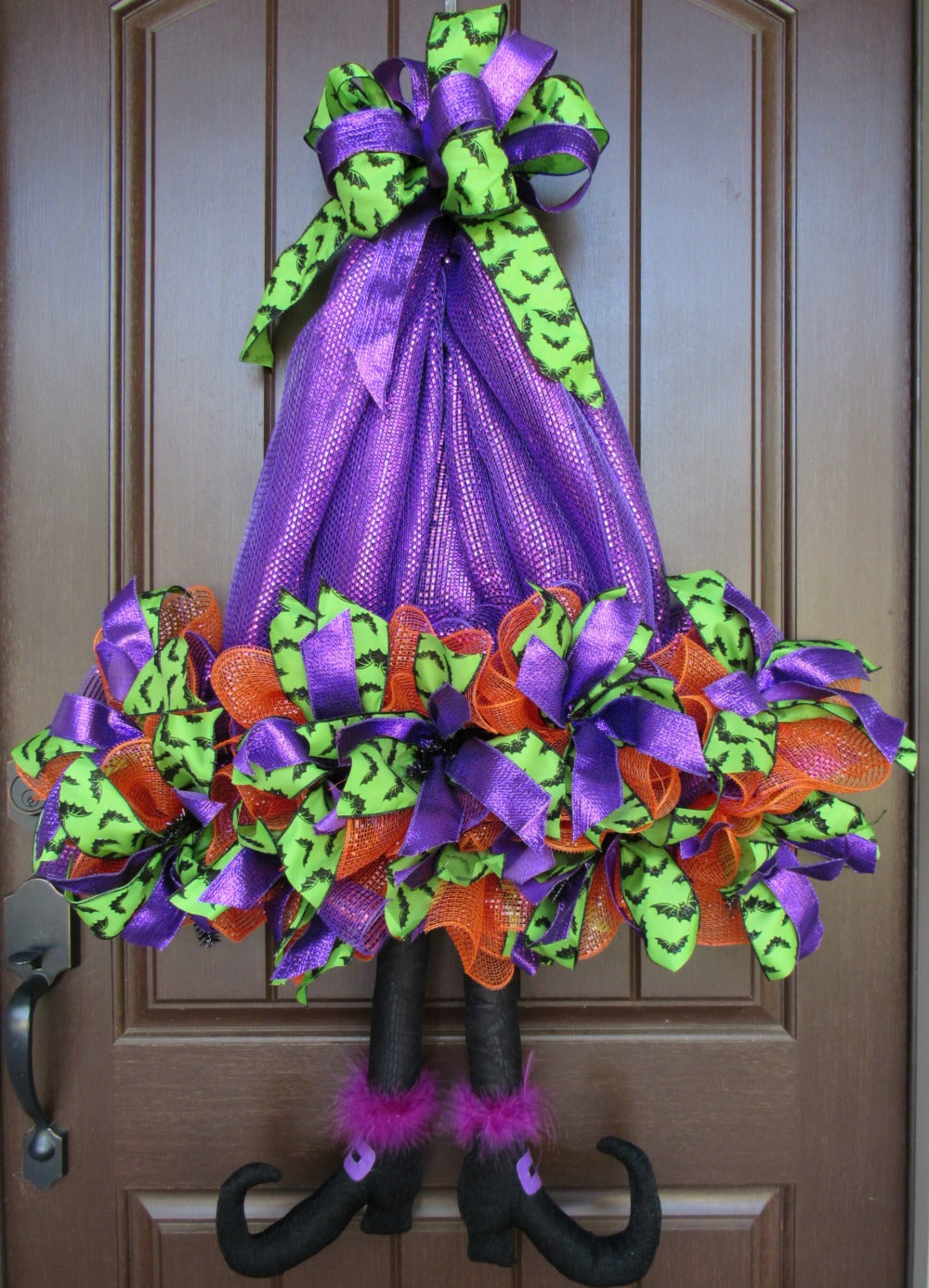 Purple Witch Hat with Legs Tutorial