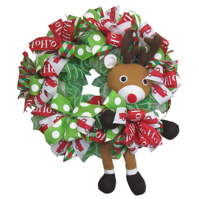 2017 Reindeer Wreath Tutorial - ReCap of a Facebook Live