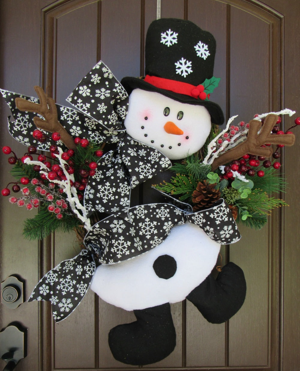 2017 Snowman Grapevine Wreath Tutorial