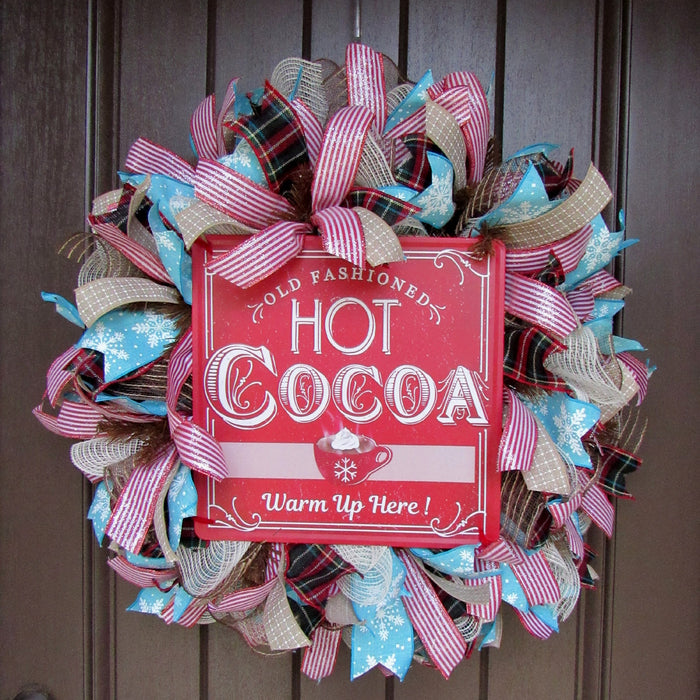 2018 Hot Cocoa Wreath Tutorial