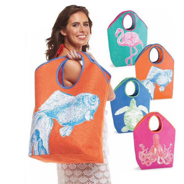 New Product! Mud Pie Beach Totes and Coolers