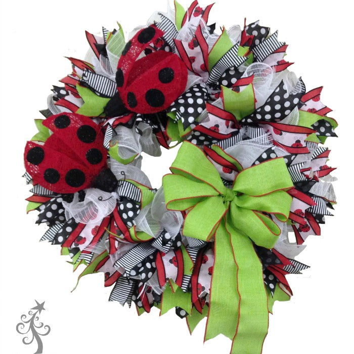 Ladybug Wreath Tutorial 2016