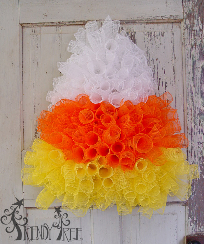 Candy Corn Wreath Giveaway!!