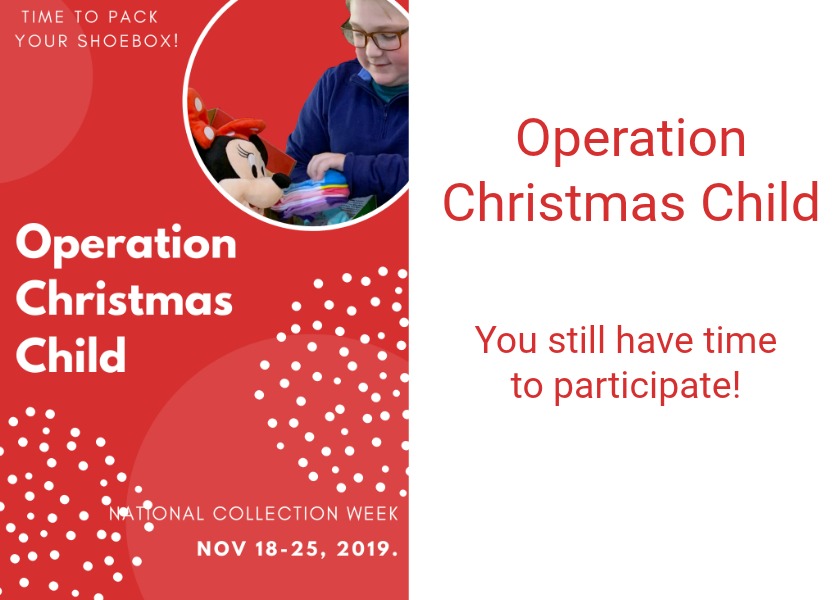 Christmas Shoebox for Operation Christmas Child