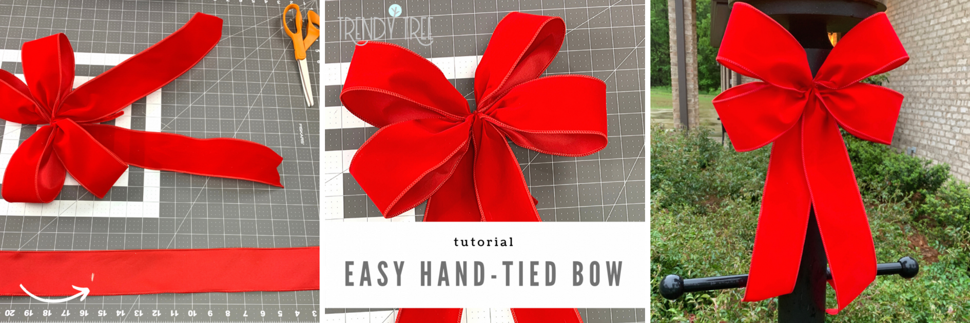 How to Make a Christmas Bow (DIY)