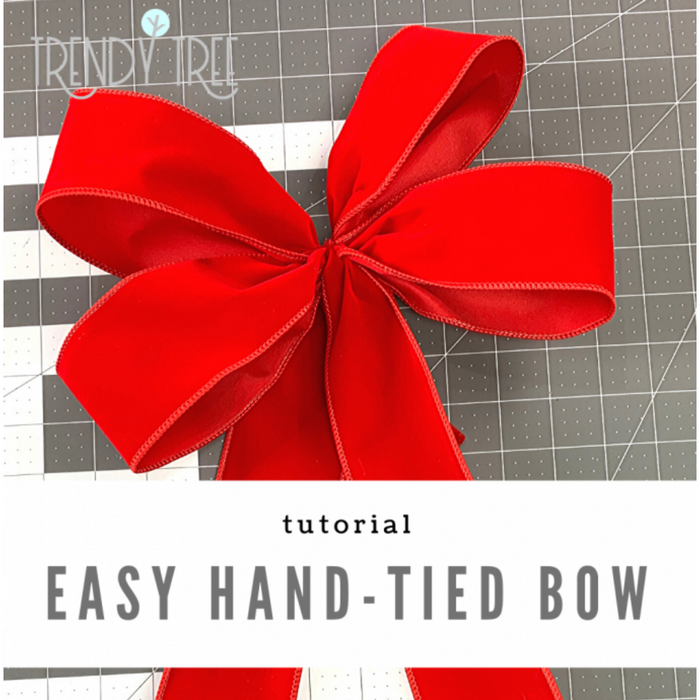Easy Hand-Tied Bow Tutorial