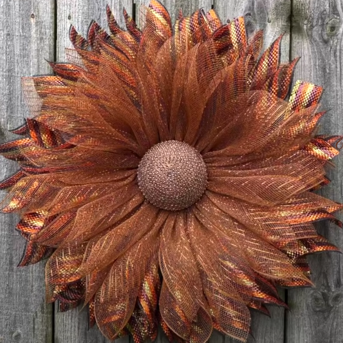 Fall Flower Wreath Collab with Julie's Wreath Boutique