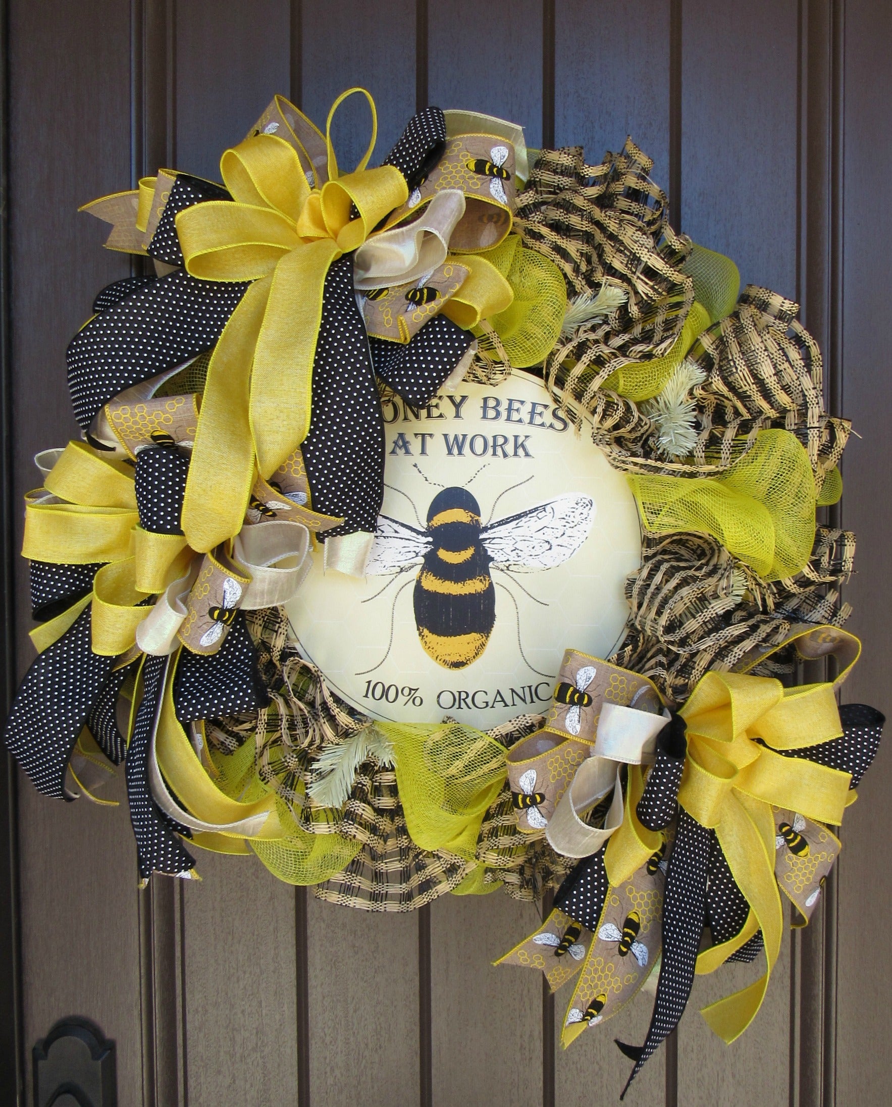 Honey Bee Wreath Tutorial