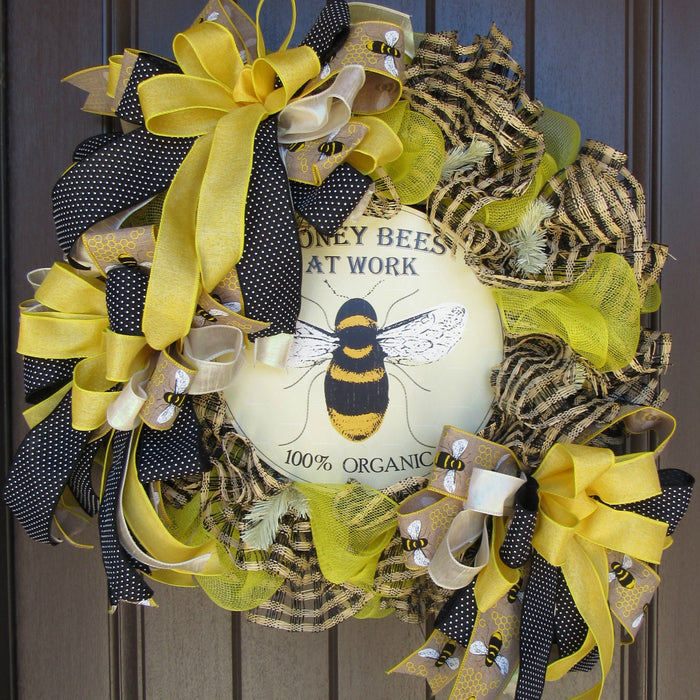 Honey Bee Wreath Tutorial