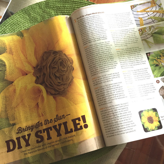 Trendy Tree Project Featured in Country Sampler's Autumn Special Issue 2016!