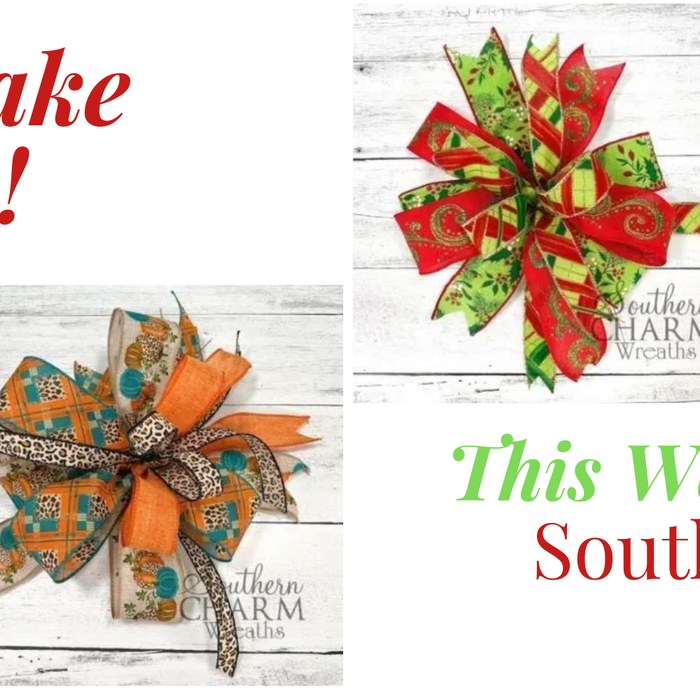 learn how to make bows with southern charm wreaths