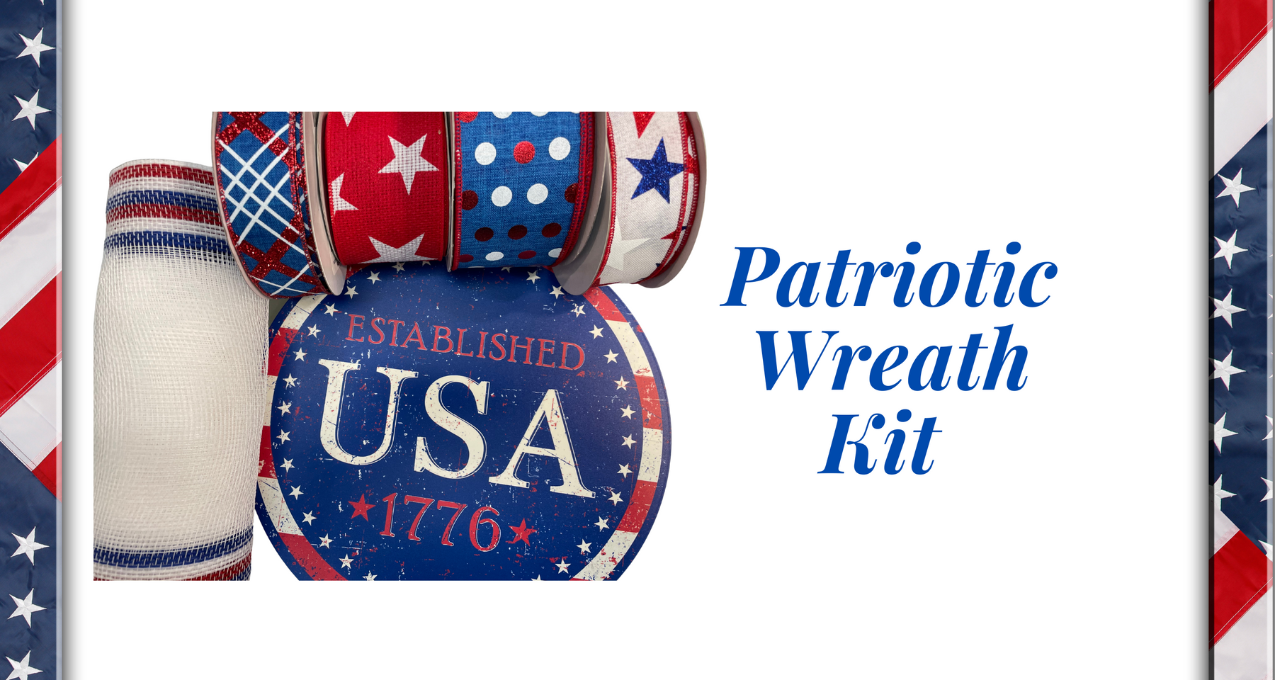 Patriotic Wreath Supply Kit