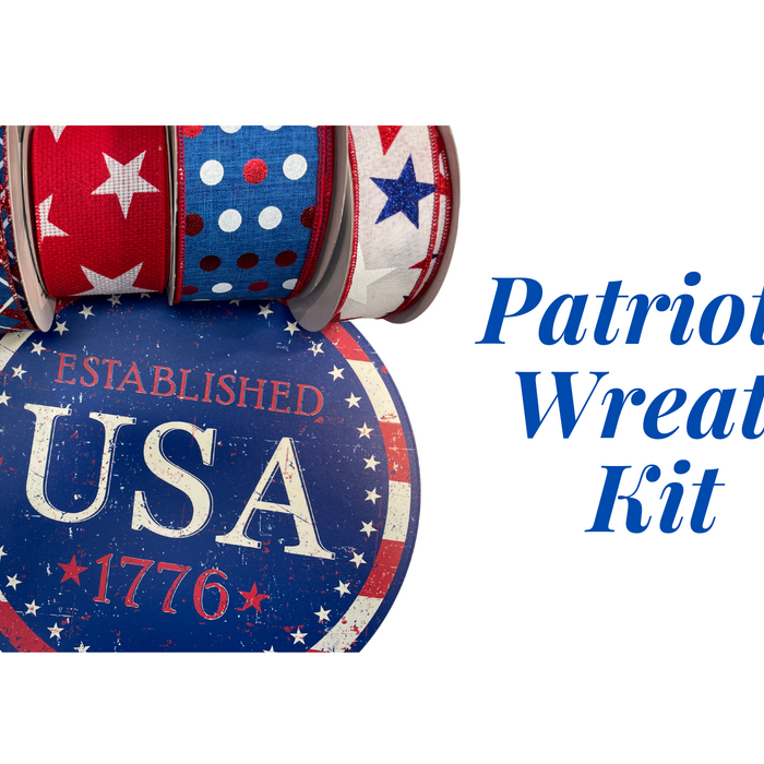 Patriotic Wreath Supply Kit