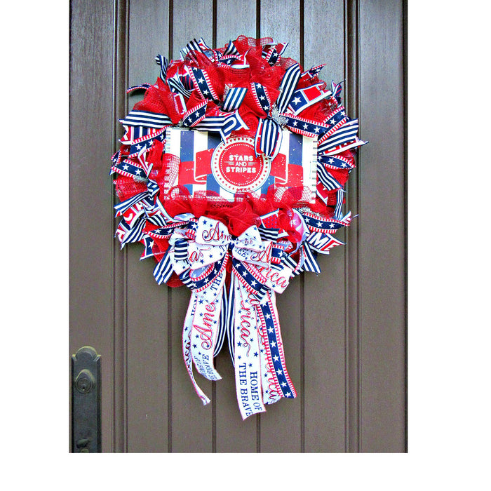Assorted Patriotic Wreath Supply Kit