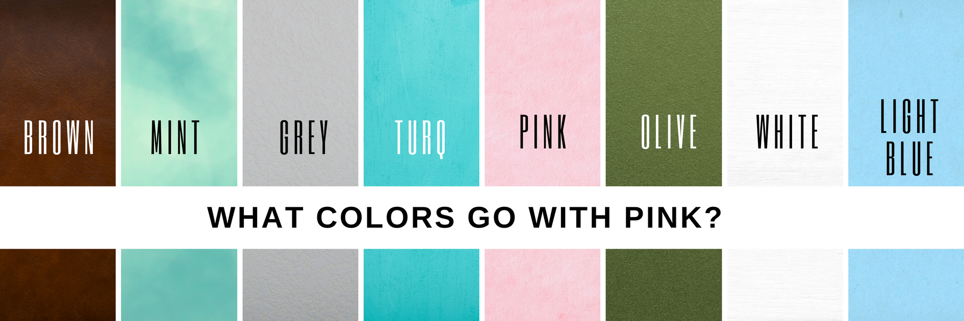 Colors that on sale go with pink