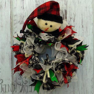 RAZ Primitive Snowman Wreath Tutorial