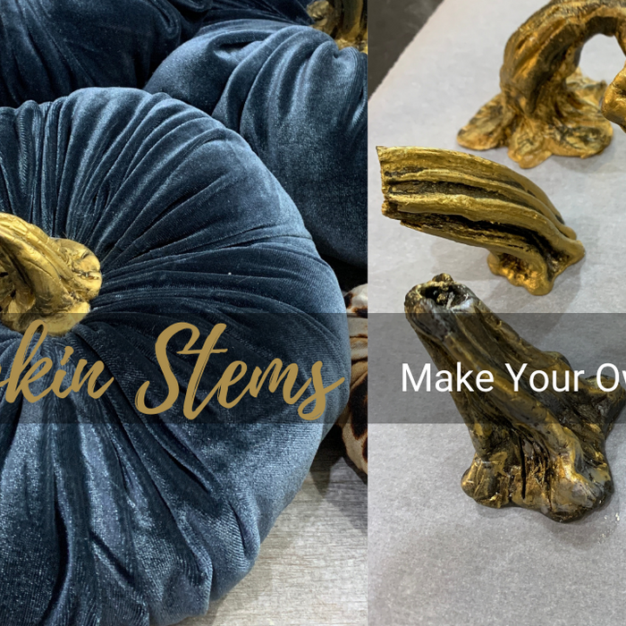 Make Your Own Pumpkin Stems from Clay