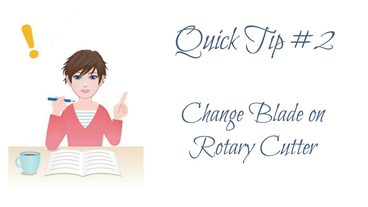Trendy Tree Quick Tips #2 Change Blade on Rotary Cutter