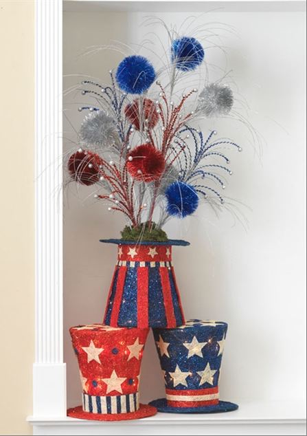 Create a Patriotic Centerpiece for President's Day