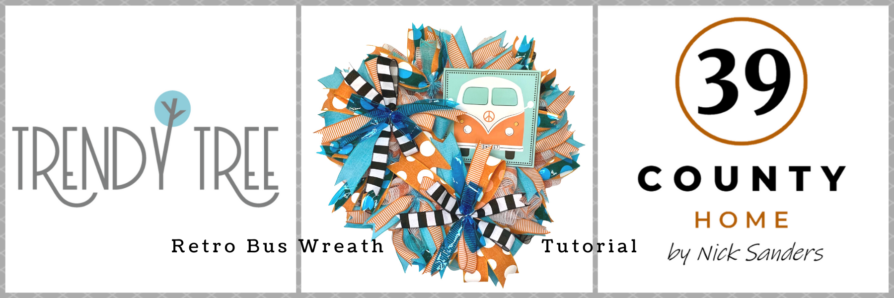 Retro Bus Wreath Tutorial