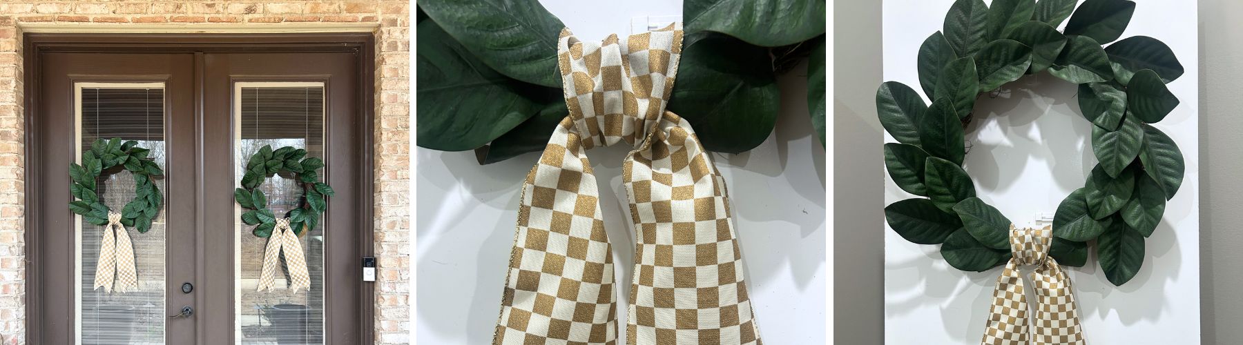 ribbon sash for a wreath