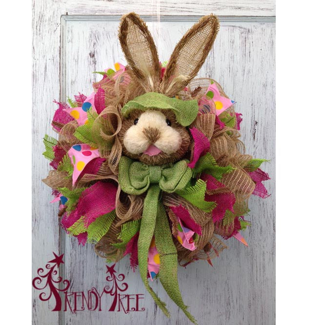 DIY Bunny Wreath Tutorial